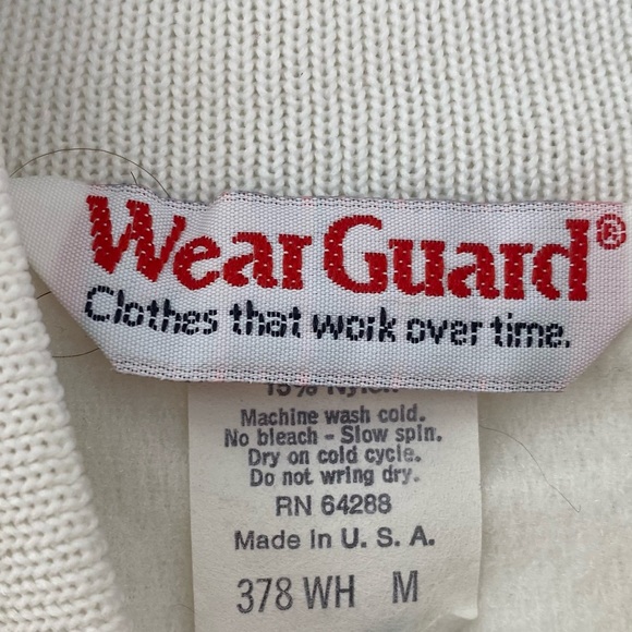 Vintage Police Bomber Jacket with Patches White Size Mens Medium - Picture 6 of 7